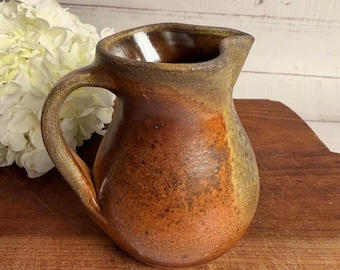 Vintage Holmes County Pottery Stoneware Creamer Pitcher