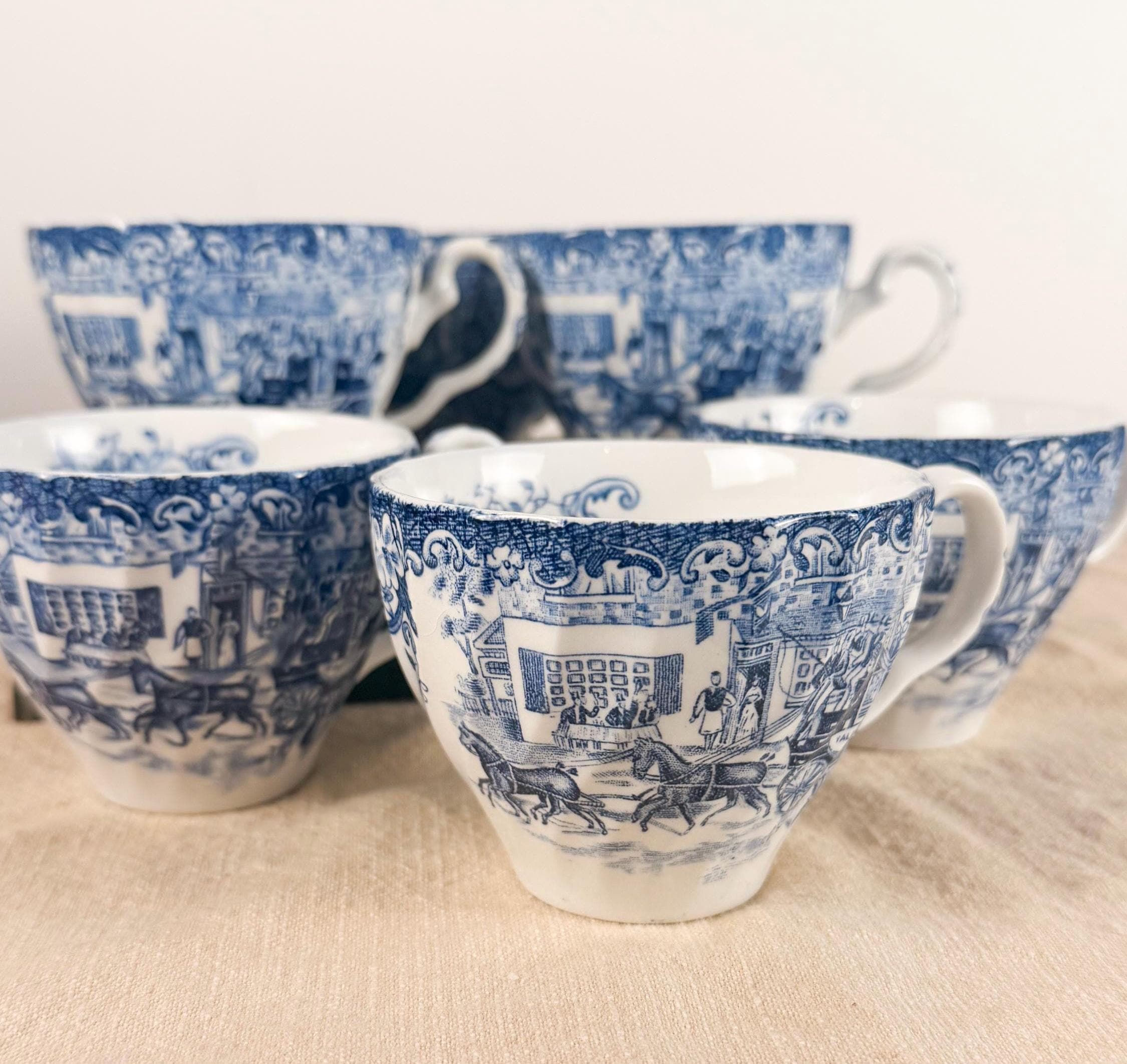 Johnson Brothers Coaching Scenes Tea - Etsy
