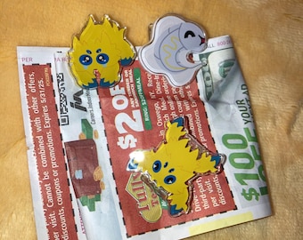 Clips acrílicos Joltik y Tynamo (cantidad limitada)