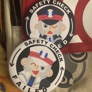 Safety Check Badges (2.95 Inches)