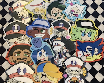 Matte Monster Trainer Stickers (1.93 inches)