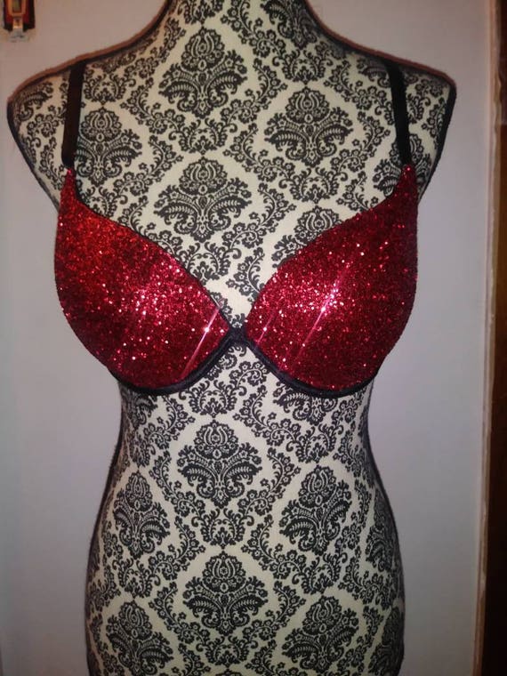 glitter bra