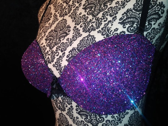 glitter bra