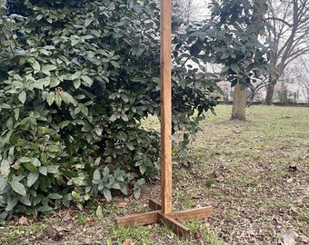 Pole for wooden sign / Signs support / Self standing base