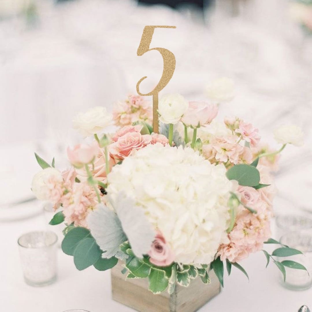 Segnatavolo In MDF - Numeri Da 0 A 9 Per Tavoli, Bianco, Per Matrimoni E Eventi - Foto 4