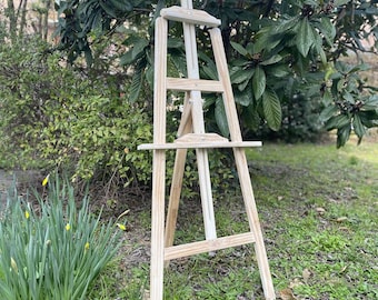 Wooden easel for wedding signs / Custom wood easel