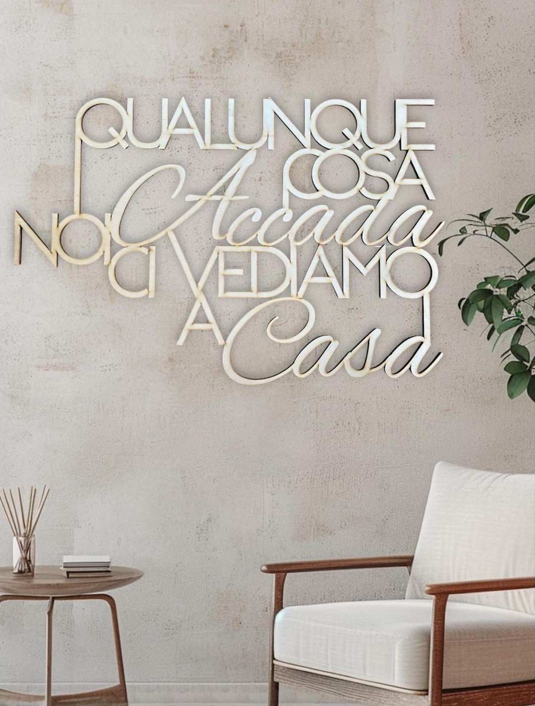 Wooden Custom Sign / Lasercut Wooden Script With Personalized Text ...