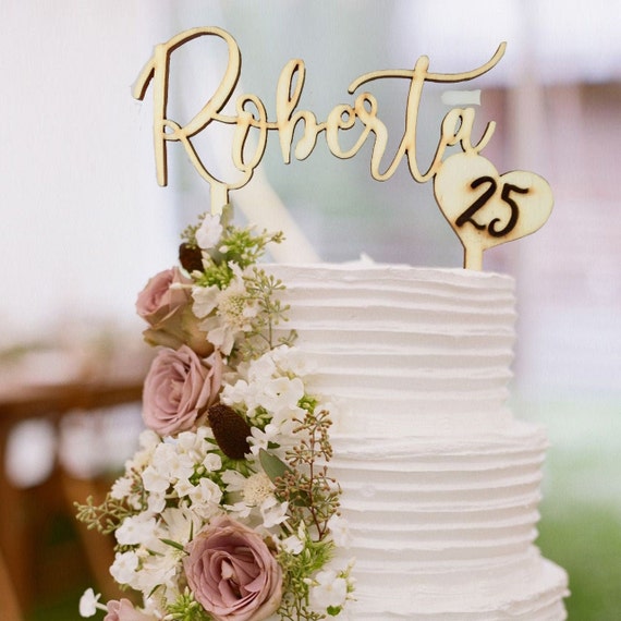 decorazione per torta a tema – topper – set con 3 toppern