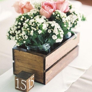 Cassetta in legno rustico personalizzabile  / Cassette per allestimento matrimonio, tableau de mariage, decorazione cerimonia e ricevimento