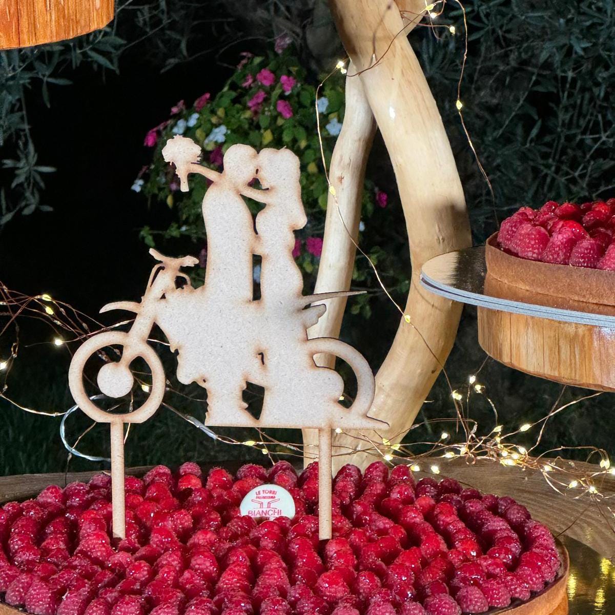 Topper De Gâteau Mariage Silhouette Mariée & Marié - Fibre De Carbone, Fabrication USA