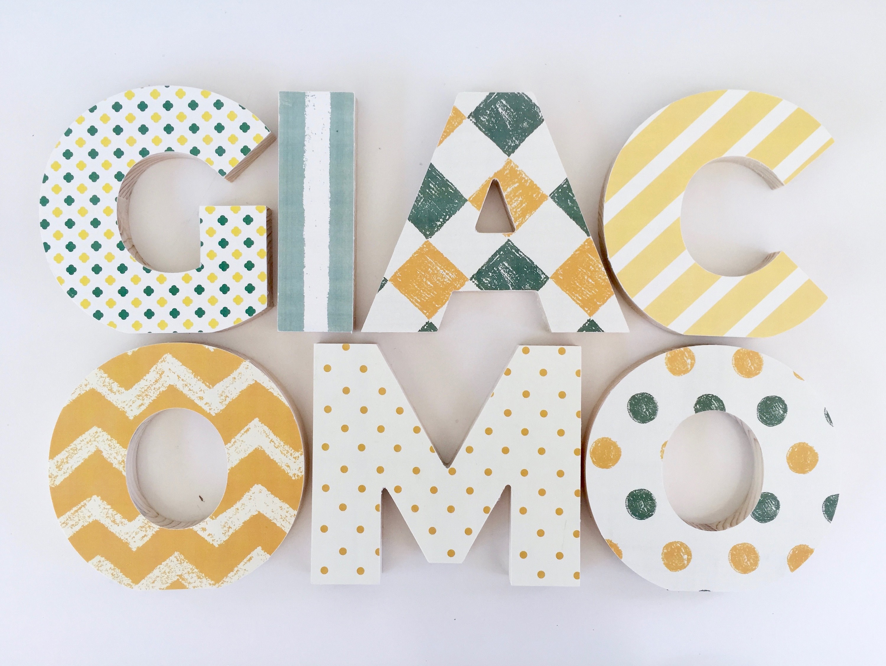 Wall Hangings Custom Wood Letters Home & Living Wall Décor