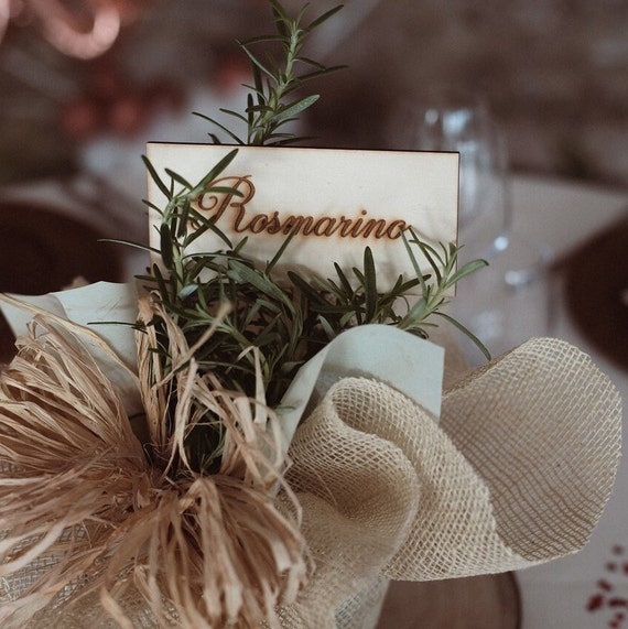 Personalized Natural Wood Table Piece, Wedding