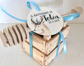 Mini cassettina in legno / Cassettina in legno per bomboniere, segnaposto, matrimonio, battesimo, comunione