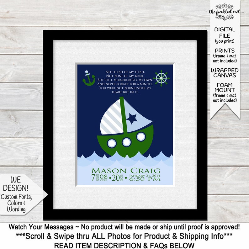 Nautical Baby Shower Gift For Adopting A New Baby Adoption Etsy Nautical Baby Shower Gift For Adopting A New Baby Adoption Etsy