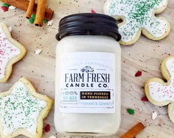 Hansel and Gretel's Scented Soy Mason Jar Candle