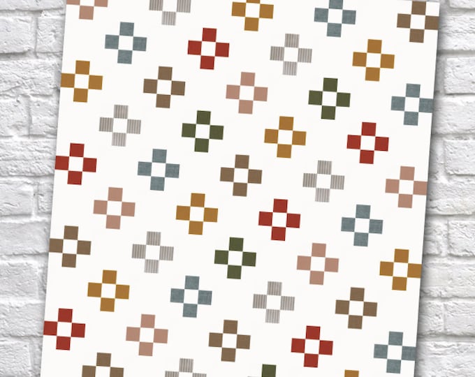 Aztec Quilt Pattern Queen Etsy