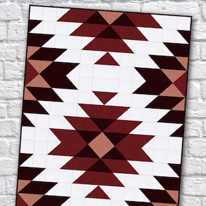 Aztec Quilt PATTERN (Queen)