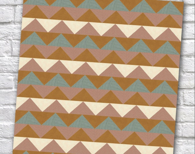 Aztec Quilt Pattern Queen Etsy