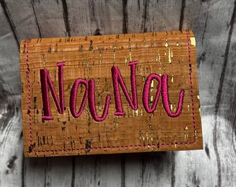 Embroidered Custom Notebook Cover/ Personalized