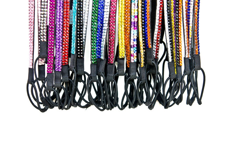 Wholesale/ Bulk 10x Thin Rhinestone Headband / Elastic Etsy