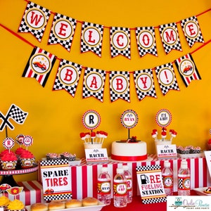 Hot wheels baby shower clearance