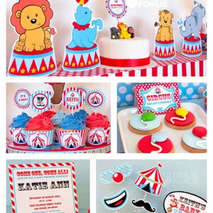 Circus BABY Shower Party Printable Package &amp; Invitation, Circus Party ...