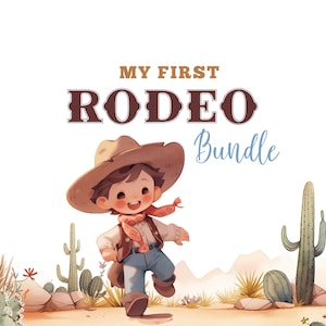 Editable Cowboy bundle, Cowboy Western Birthday Decorations, Wild west birthday party, Outdoor Party, Instant Download corjl