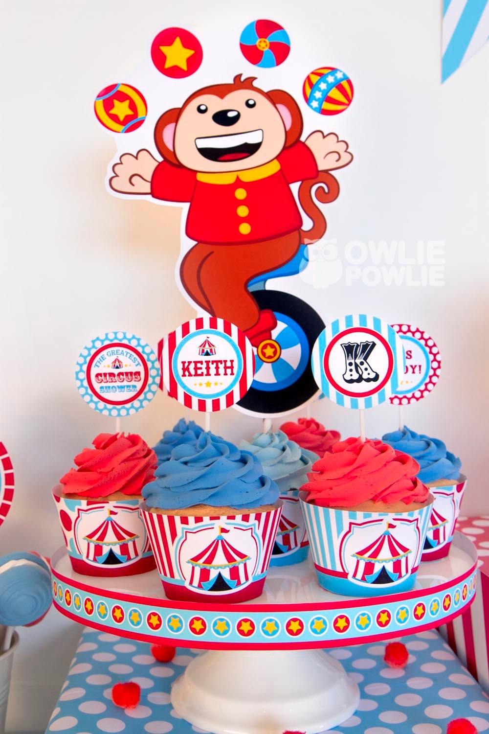 Circus BABY shower Party Printable Package &amp; Invitation | Etsy