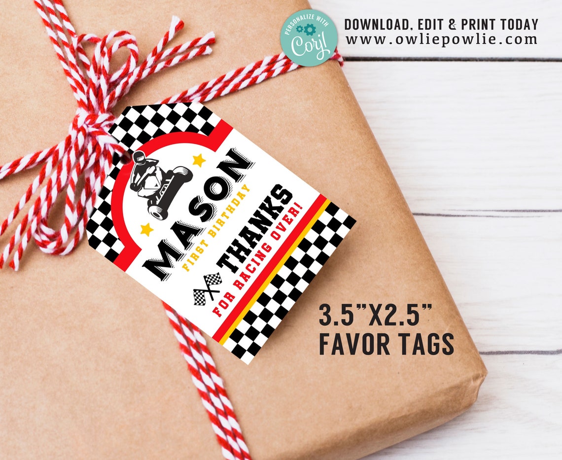 ATV Quad Birthday Decorations EDITABLE printable ATV Etsy