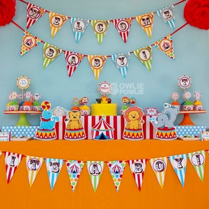 Circus BABY Shower Party Printable Package &amp; Invitation, Circus Party ...