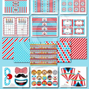 Circus BABY Shower Party Printable Package &amp; Invitation, Circus Party ...