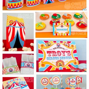 Circus BABY Shower Party Printable Package &amp; Invitation, Circus Party ...