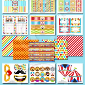 Circus BABY Shower Party Printable Package &amp; Invitation, Circus Party ...