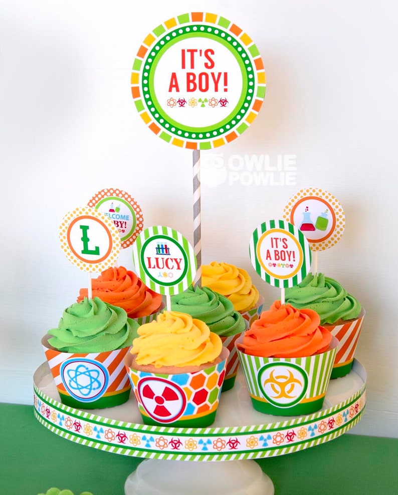 Science BABY Shower Party Printable Package & Invitation Etsy