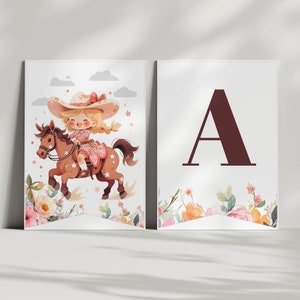Editable Cowgirl Birthday Banner, Girl My First Rodeo birthday, Western birthday decoration, girl Wild West party, pink cowboy party, corjl
