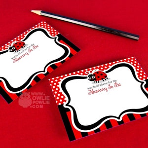 Lady Bug BABY Shower Party Printable Package & Invitation image 8