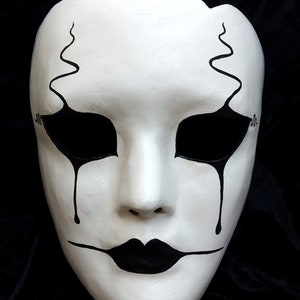 Pierrot Masquerade Mask | Etsy