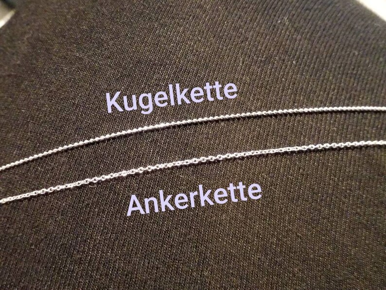 Diamond gemstone chrystal pendant with chain length selectable polished matt 925 silver birthday girlfriend favorite person gift necklace