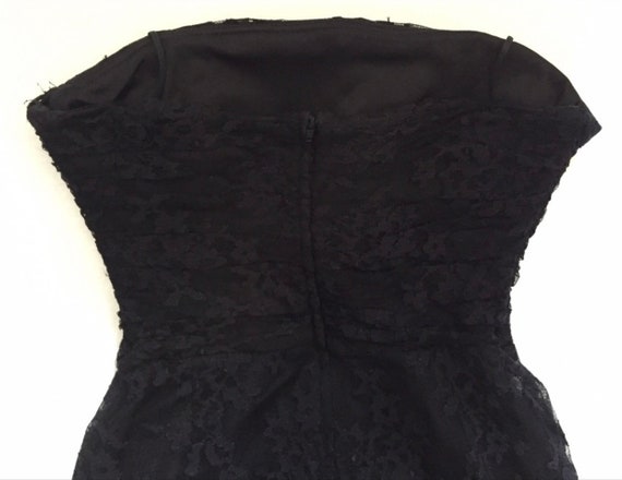 Black Lace Corset Dress-6 - image 5