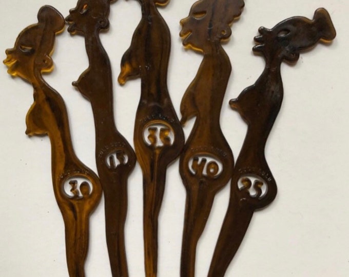 Zulu Lulu 70's Swizzle Sticks Cocktail Stirrers Etsy