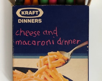 80's Kraft Macaroni and Cheese Crayons