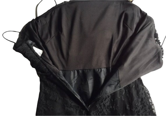 Black Lace Corset Dress-6 - image 3