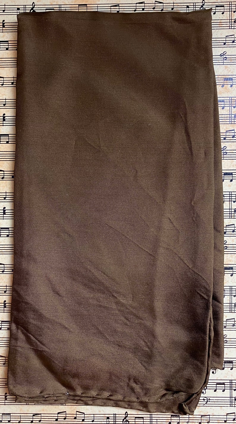 Vintage 60\u2019s Brown Pocket Square