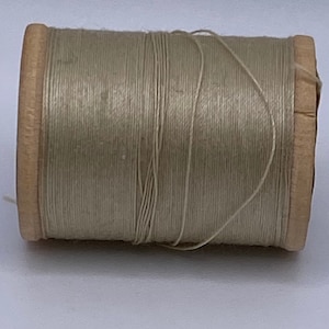 Fruit of the Loom pale green vintage 50’s Mercerized Thread on wooden spool