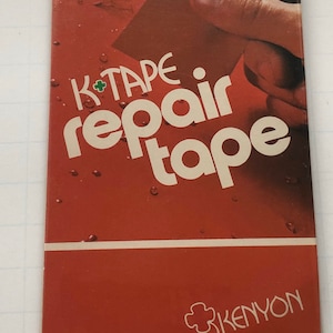 K Tape Repair Tape 80’s Vintage for clothing, raincoats, tents..