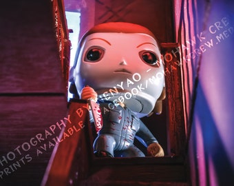 18x12 inch Glossy Poster Print - Halloween: Michael Myers - Horror Funko Pop Action Figure Toy Photography