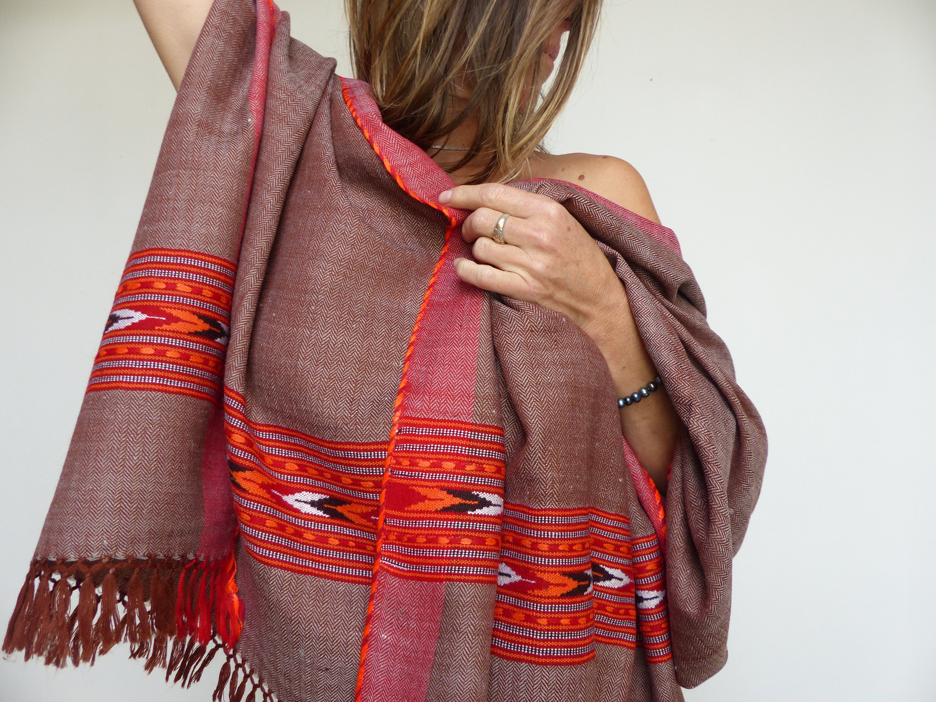 Nepali Yak Wool Scarf Yak Wool Shawl Yak Wool Scarf 2025 – MARICHI