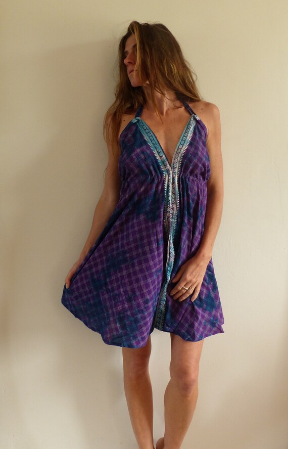 violet summer dress