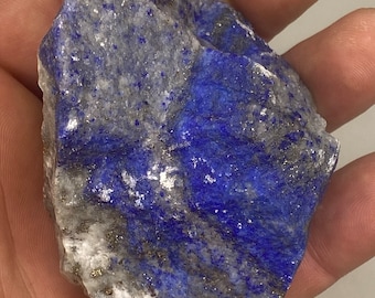 Lapis Rough Specimen! Nice Chunk - Beautiful BLUE!