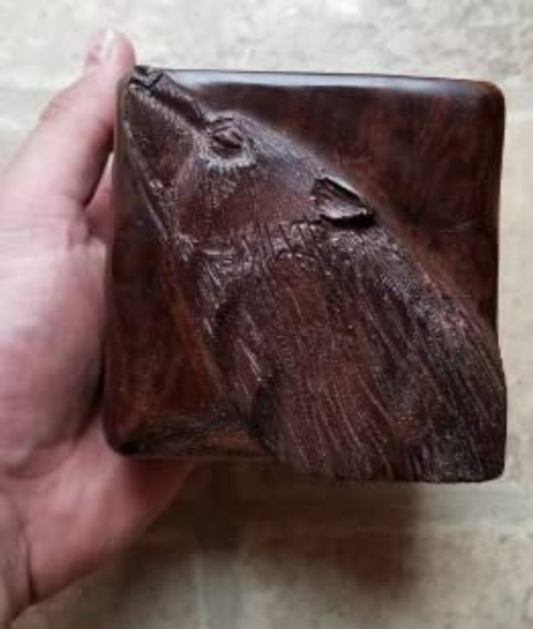 Ironwood Wolf Wood Box Wood Carving Handcarved by Arizona Etsy
